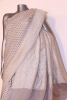 Classic Banarasi Handloom Crepe Silk Saree Brocade Blouse